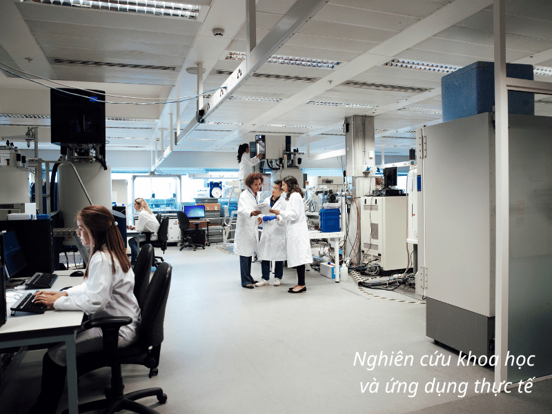 Nghiên cứu khoa học và ứng dụng vào thực tế