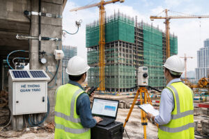 Quan trắc nghiêng, lún công trình xây dựng
