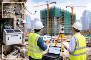 Thành Đạt thực hiện quan trắc nghiêng lún công trình xây dựng